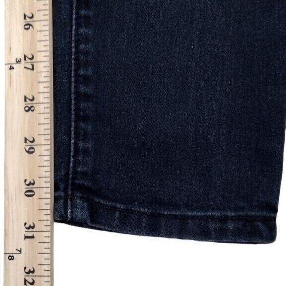 Baby Phat Size 9 Jeans Y2K Dark Wash Denim Stretch Jeans Straight Leg Pants Low - Picture 9 of 11